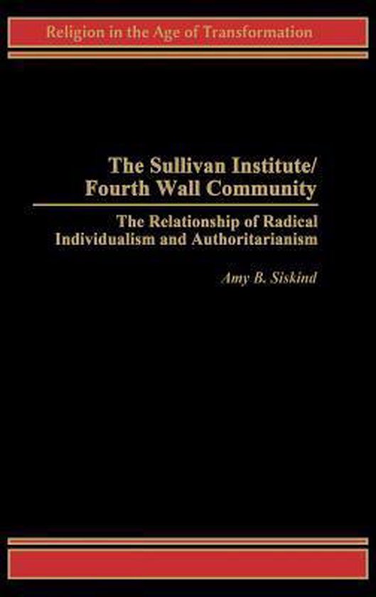 The Sullivan Institute/Fourth Wall Community - cover