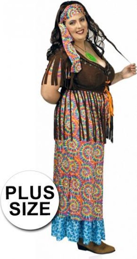 biografie scheuren Catastrofe Grote maat hippie jurk voor dames 52/54 | bol.com