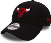 Casquette New Era NBA Chicago Bulls - 9FORTY - Taille unique - Noir / Bulls Rouge