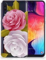 Geschikt voor Samsung Galaxy A50 TPU Hoesje Roses