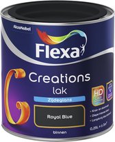 Flexa Creations - Lak Zijdeglans - Royal Blue - 250 ml