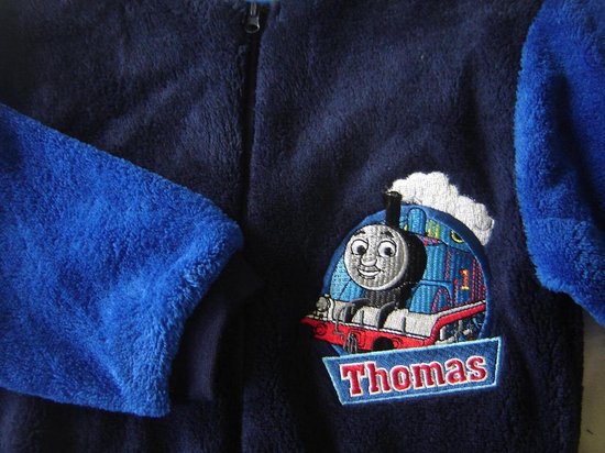 Fleece onesie van Thomas de Trein maat 92/98 | bol.com