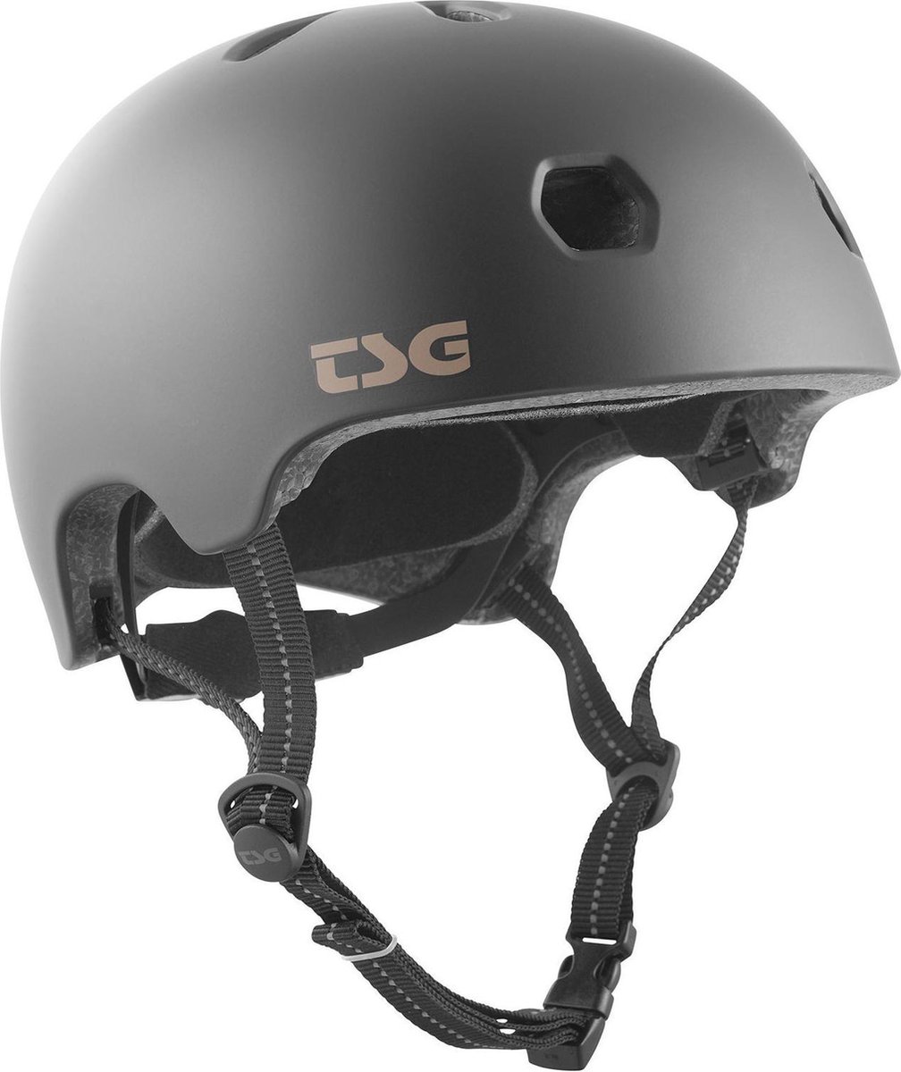 TSG Meta skateboard helm satin black