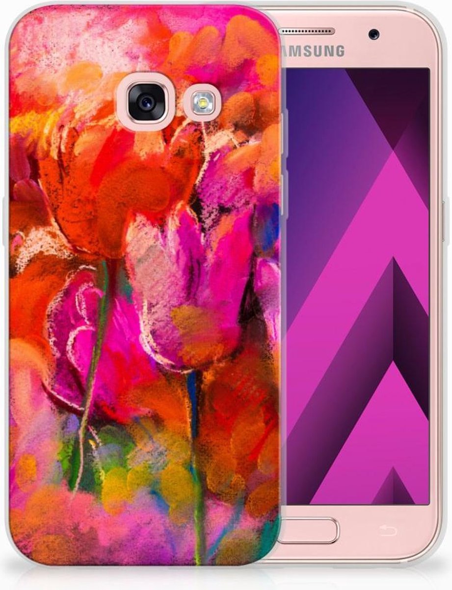 Hoesje maken Samsung Galaxy A3 2017 Tulips