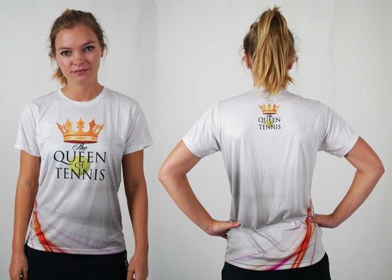 vochtigheid zwaarlijvigheid ten tweede Bones Sportswear Dames T-shirt Queen of Tennis maat XS SALE | bol.com