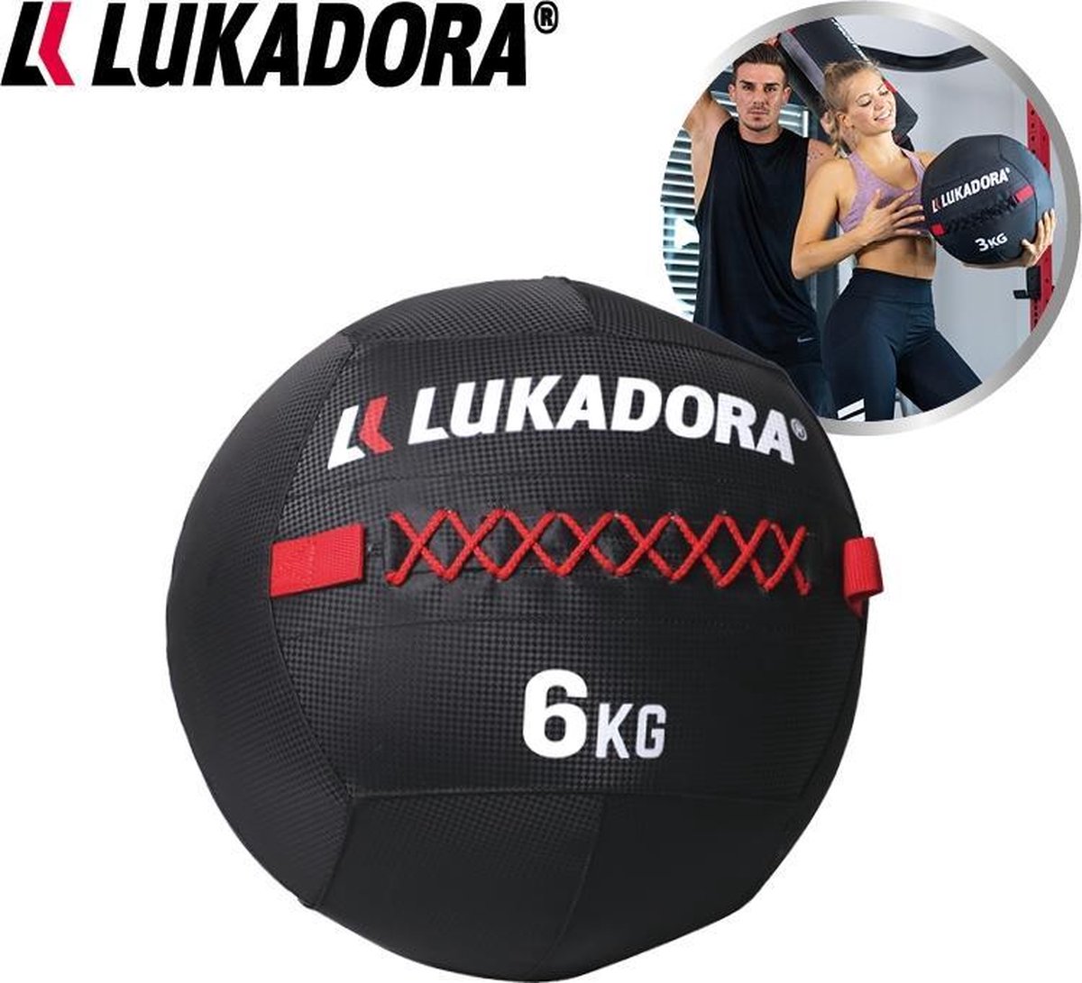 Lukadora Weight Wall Ball 6 kg - Train thuis met uitdagende HIT-circuits