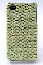 Hardcase groene glitters voor iPhone 4 en 4S