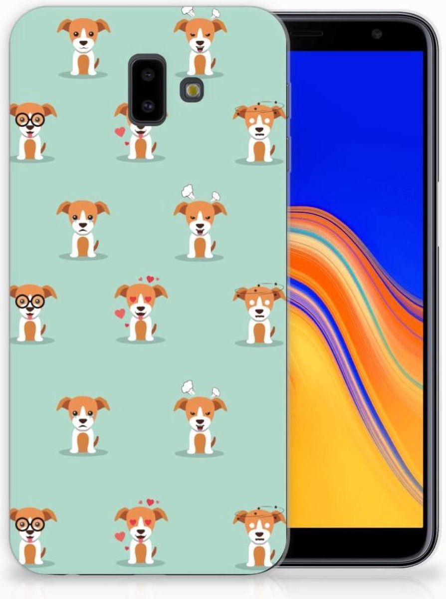 Samsung Galaxy J6 Plus (2018) TPU Hoesje Pups