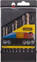 Stanley boorcassette metaal, hout en steen - 9 stuks