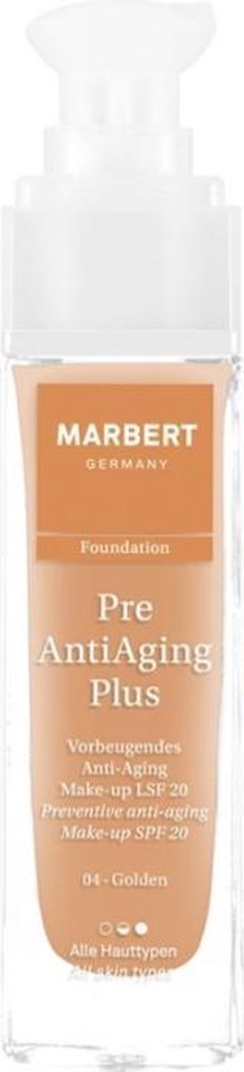 Marbert Pre Anti-Aging Plus Foundation 30 ml - 04 - Golden