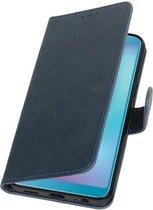 Blauw Pull-Up Booktype Hoesje voor Samsung Galaxy A6s
