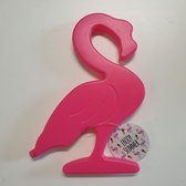 Koelelement - Flamingo roze 22 cm hoog - 14.5 cm lang