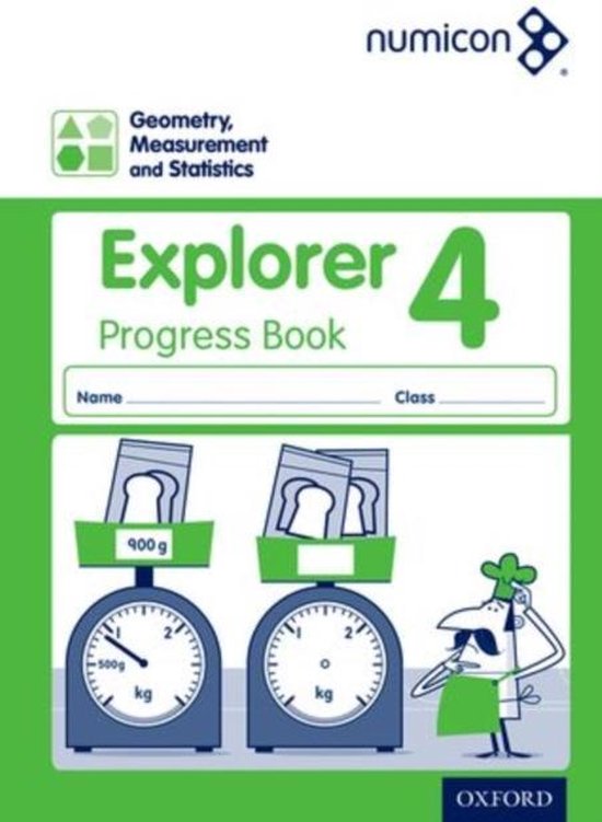 Foto: Numicon geometry measurement and statistics 4 explorer progress book