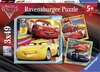 Ravensburger puzzel Cars 3 Legendes van de baan - 3x49 stukjes - kinderpuzzel