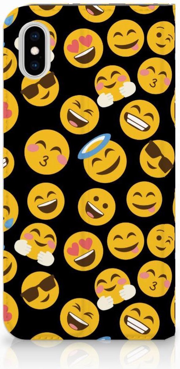 Apple iPhone Xs Max Hoesje met Magneet Emoji op Prijzenvolger.com