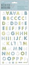 Alphabet Thicker Stickers (161pcs) - Winter Woodland