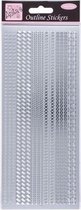 Outline Stickers - Assorted Borders - Silver