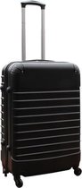 Valise de voyage en ABS léger Travelerz avec serrure à combinaison noir 69 litres (228)