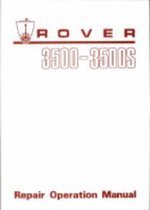 Rover 3500 & 3500s (P6) Workshop Manual