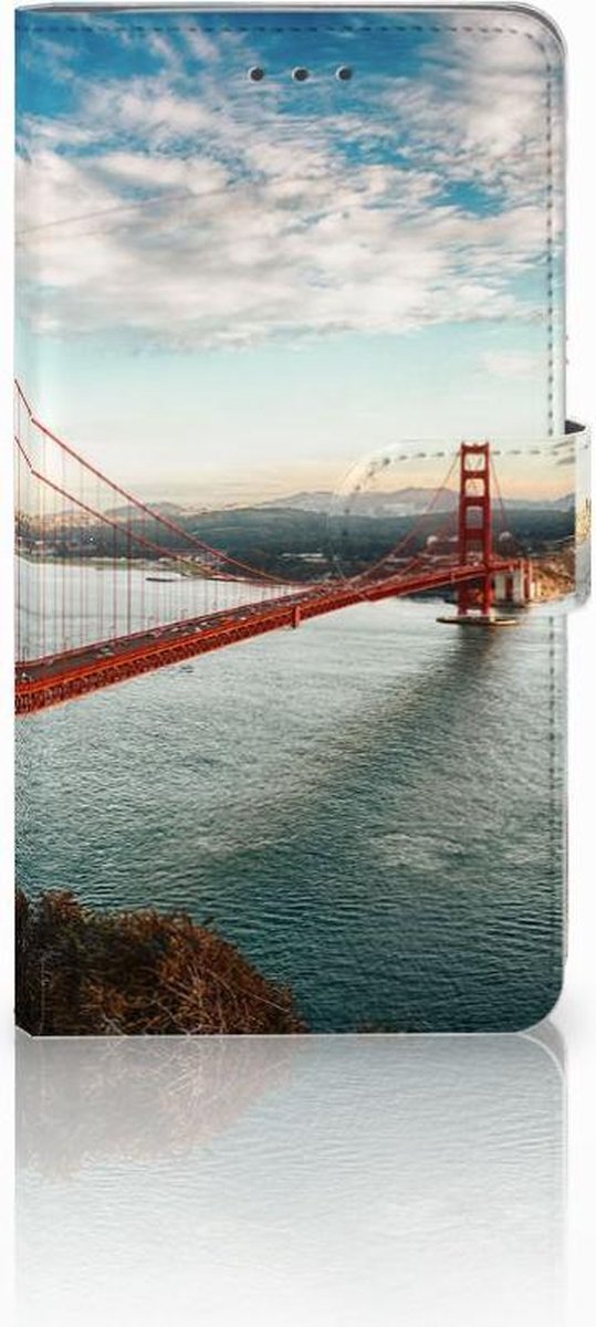Samsung Galaxy J7 2016 Flip Cover Golden Gate Bridge