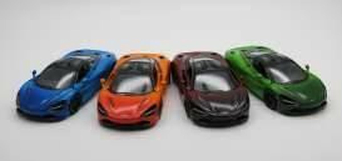 Kinsmart McLaren 720S MOS 2017 — Oranje