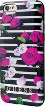 Guess iPhone 6 / 6S Gel Case Spring Stripes/Roses