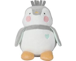 Tiamo Knuffel Lou-lou 28 Cm Pluche Grijs/wit