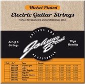 Set van 6 Nickel Plated Stalen Elektrische Gitaar Snaren - Gauge Regular/Heavy