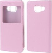 Samsung Galaxy A3 (2016) roze view cover agenda hoesje