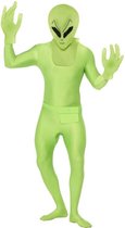 Alien Kostuum | Second Skin Suit Alien | Man | Medium | Carnaval kostuum | Verkleedkleding