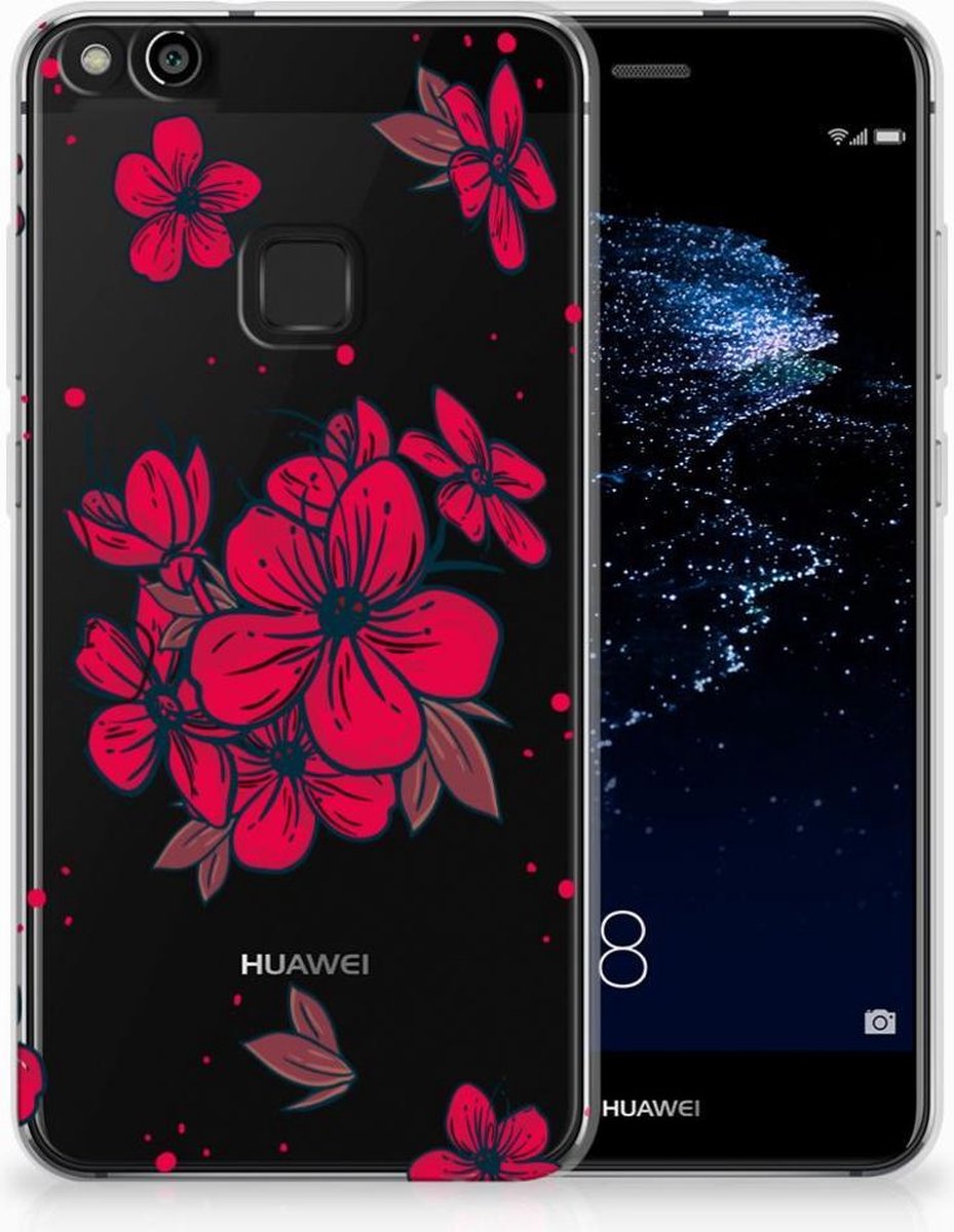 Huawei P10 Lite TPU Case Blossom Red