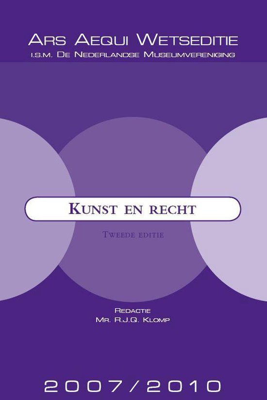 Cover van het boek 'Kunst & recht 2007/2010 / druk 1'
