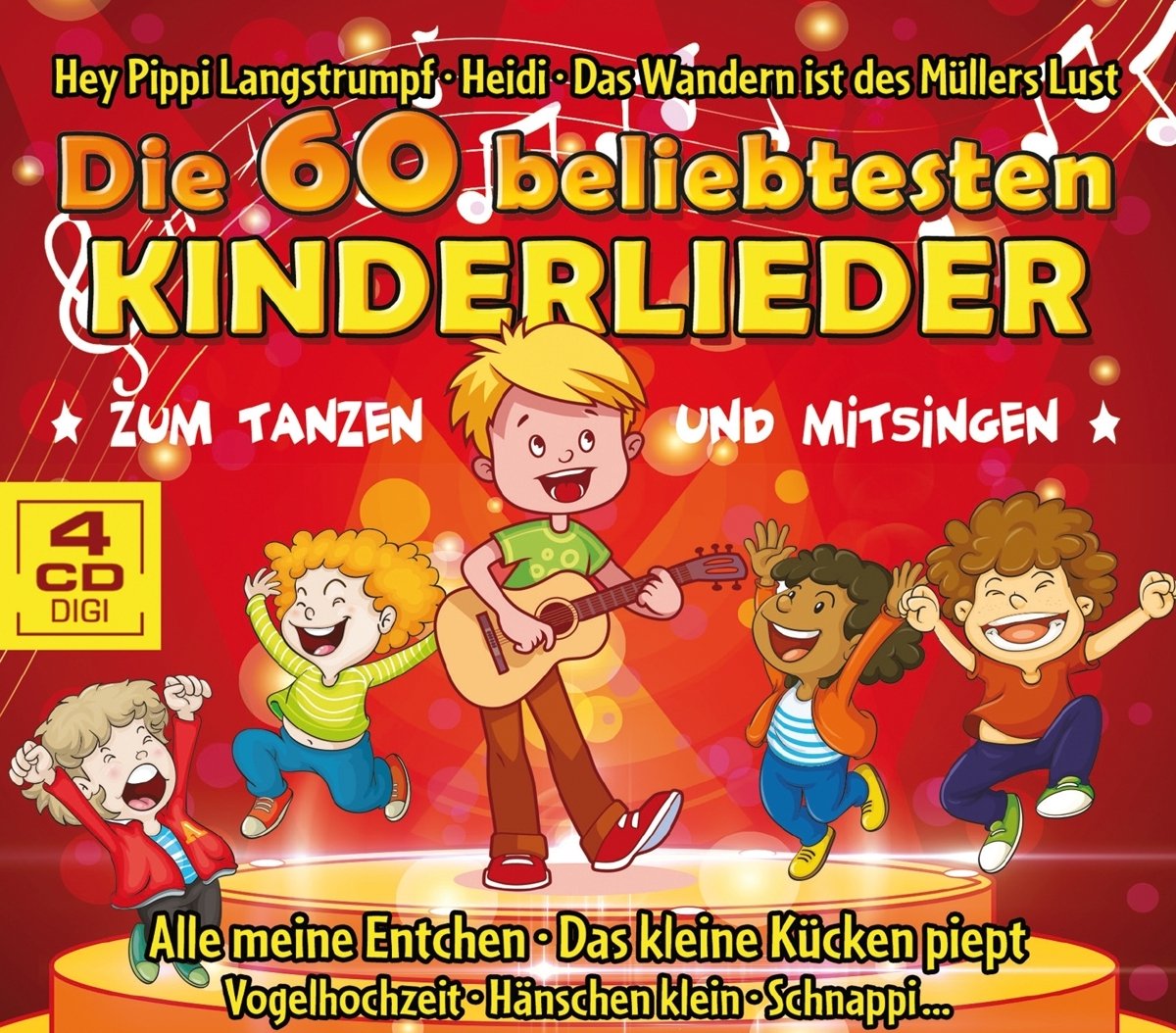 Die 60 Beliebtesten Kinderlieder