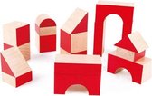 Hape Houten Blokken Rood 30-delig