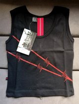 Overzeas shirt Style: 6004X14 Black/Red Maat S