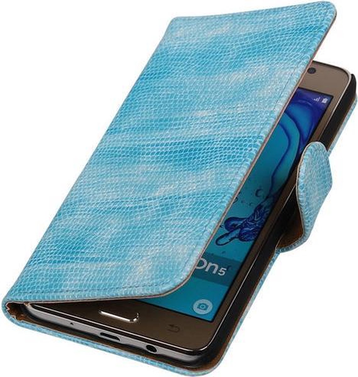 Samsung Galaxy On5 - Mini Slang Turquoise Booktype Wallet Hoesje