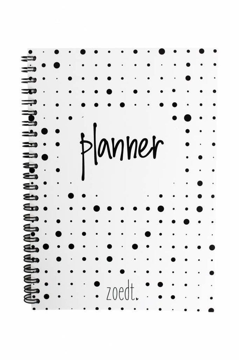Zoedt werkplanner - grote kleine dots - A5 formaat - to do notitieboek - Zoedt