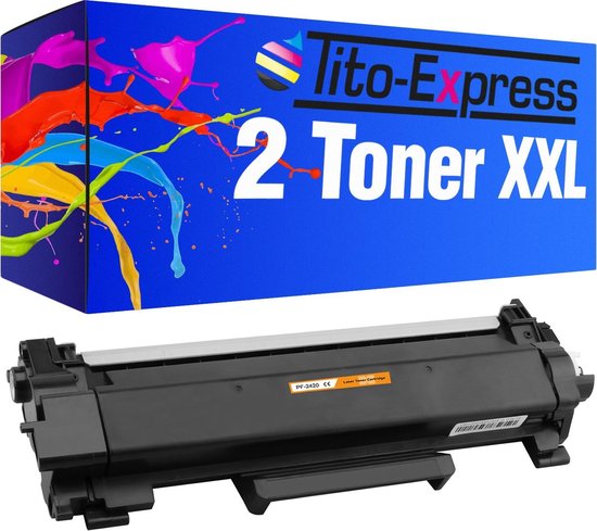 TN2420 Toner Cartouche de Compatible pour Toner Brother TN2420 TN2410,  DCP-l2530DW MFC-L2710DW MFC-L2710DN MFC-L2730DW MFC-L2750DW HL-L2370DN  HL-L2375DW (2 Noir) : : Informatique