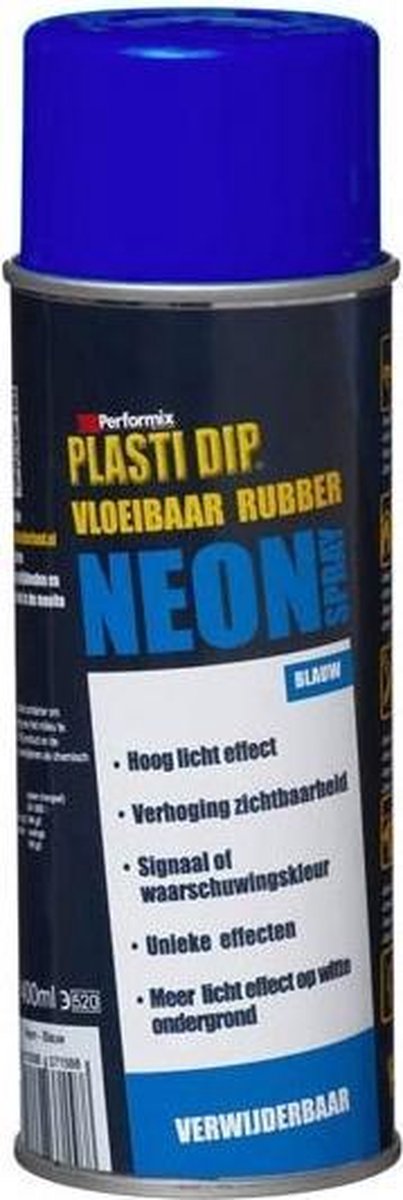 Plasti Dip vloeibaar rubber, Neon - Blauw 400ML | bol.com