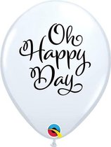 Qualatex - Ballonnen Oh Happy Day 25st.