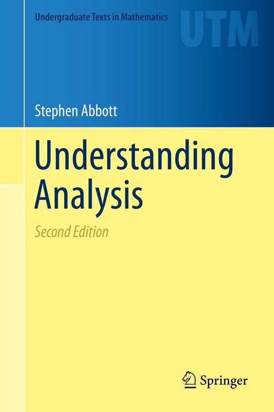 Mathematics and Statistics (R0) - Understanding Analysis - cover