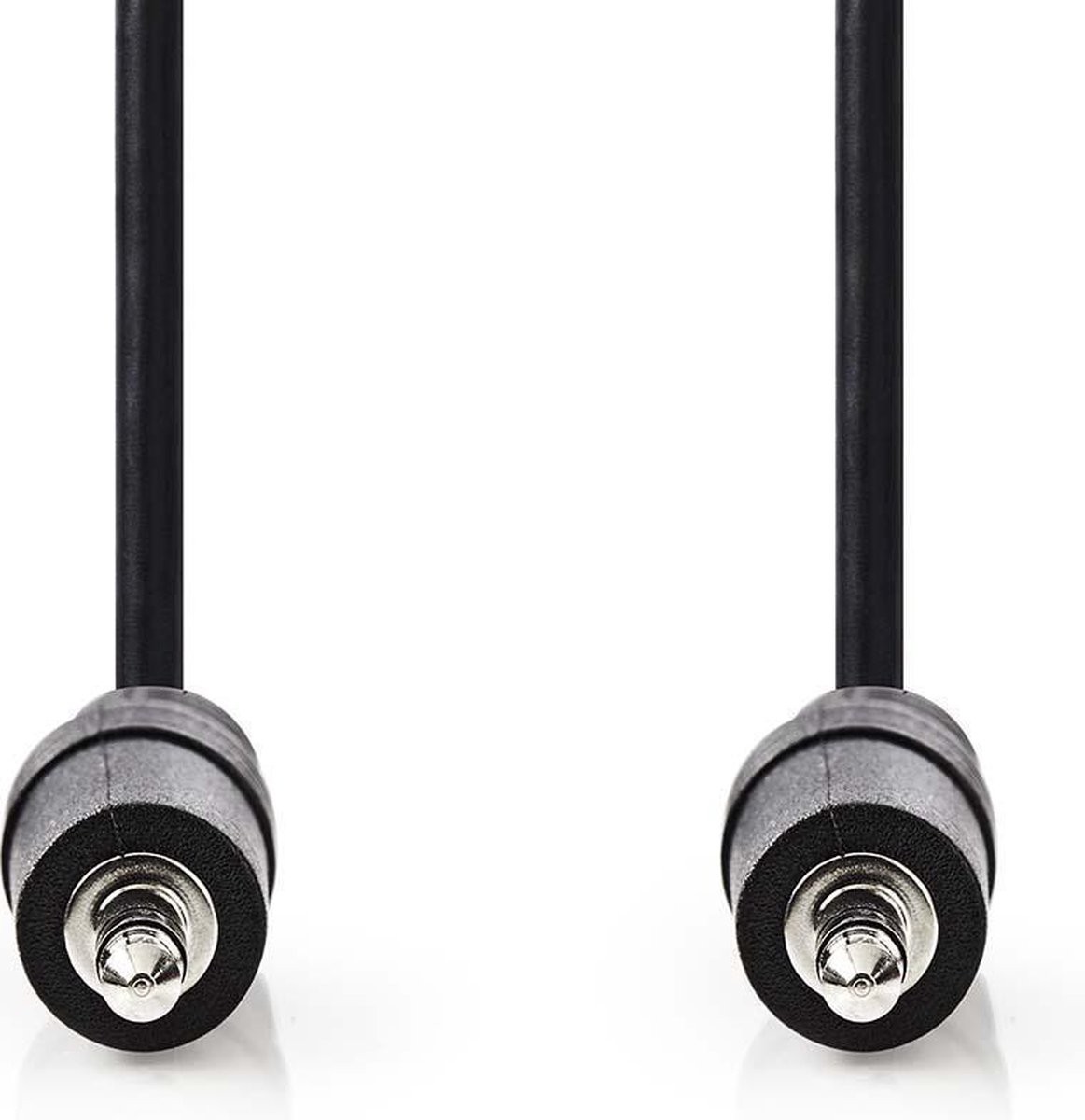 Nedis audio aux kabel 0.5 meter 3.5mm jack zwart
