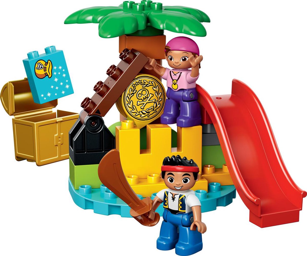 LEGO DUPLO Jake en de Nooitgedachtland Piraten Schateiland - 10604 | bol.com
