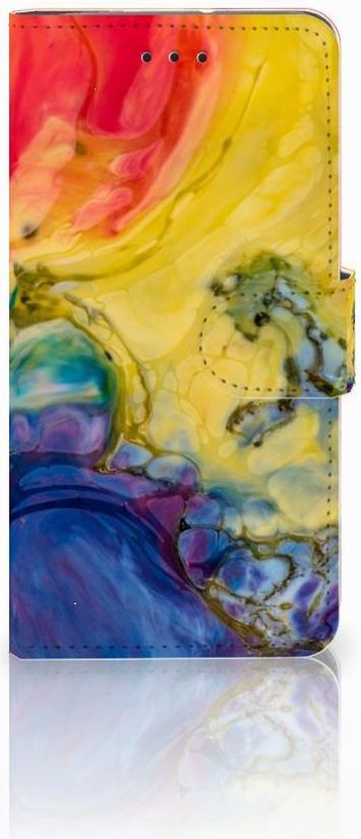 Hoesje Motorola Moto G7 Play Watercolor Dark