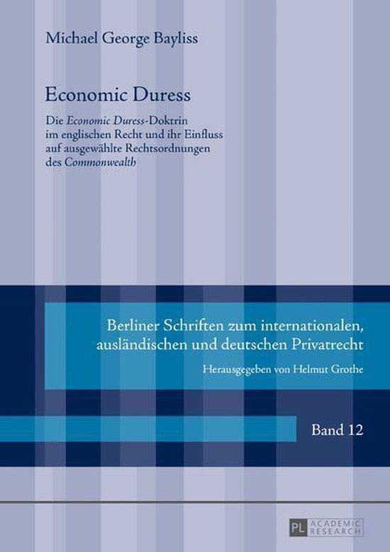 Berliner Schriften zum internationalen, auslaendischen und d ... - cover