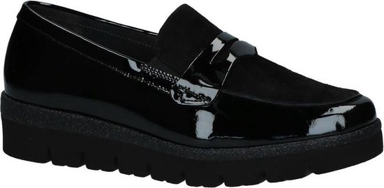 Gabor - 92544 - Mocassins - Dames - Maat 35,5 - Zwart;Zwarte - 97  -Nappalack/Samtch. | bol.com