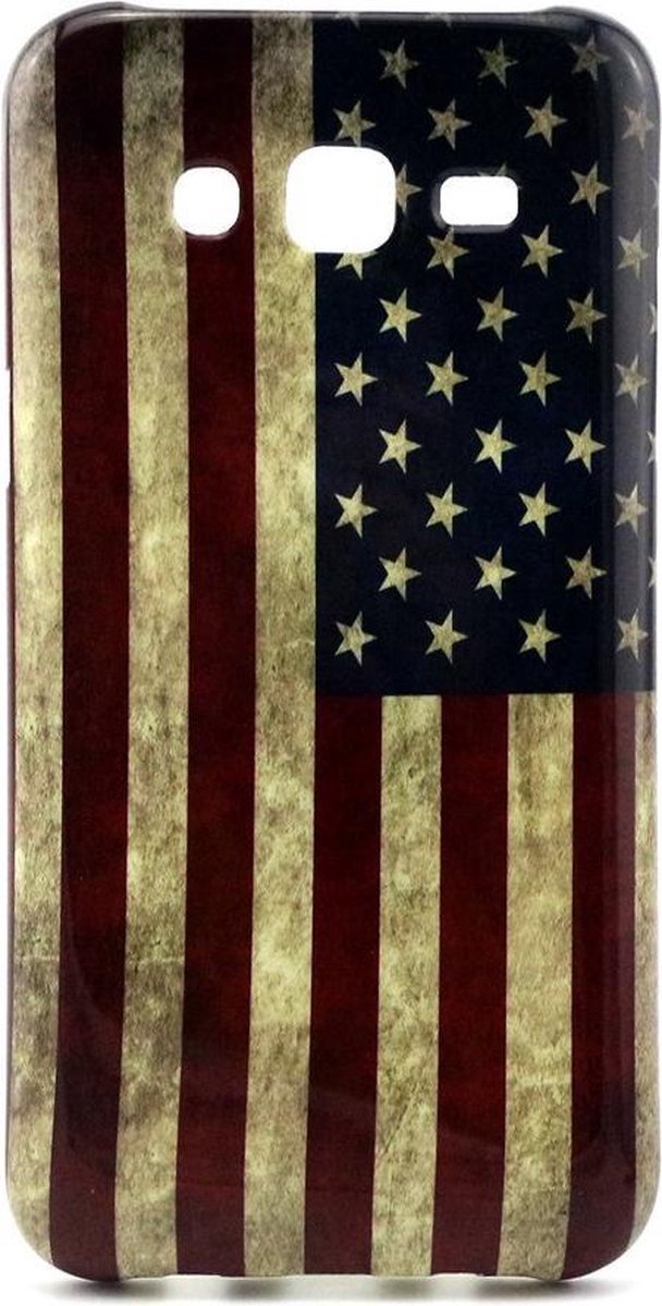 Silicone gel hoesje Samsung Galaxy J5 USA vlag