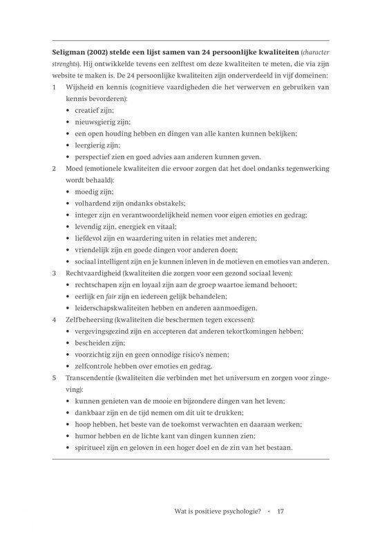 Positieve psychologie in de praktijk