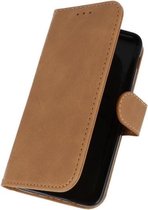 Bruin booktype wallet case Hoesje voor Samsung Galaxy J3 2018