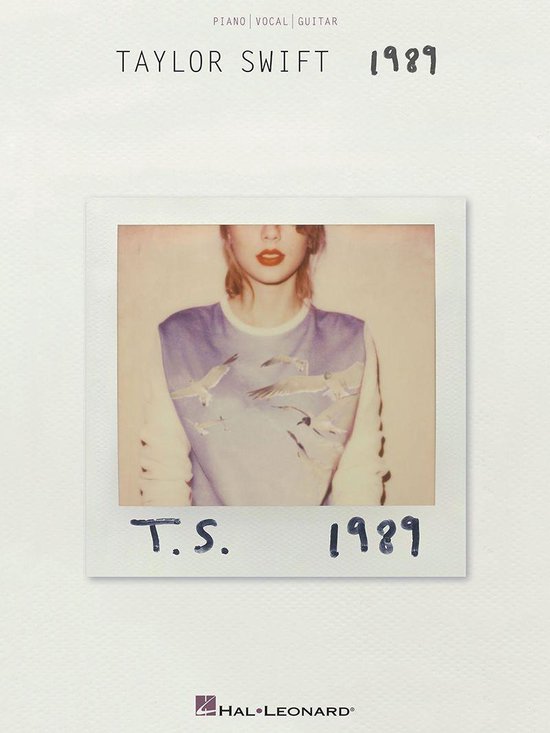 Taylor Swift - 1989 Songbook - cover